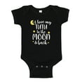 thumbnail image 1 of I Love My Tutu To The Moon And Back Baby Bodysuit One Piece 12 mo Black, 1 of 3