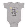 thumbnail image 1 of I Love My Tutu To The Moon And Back Baby Bodysuit One Piece NB Athletic Heather, 1 of 3