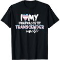 thumbnail image 1 of I Love My Unapologetic Transgender Uncle Trans Flag LGBT T-Shirt, 1 of 3