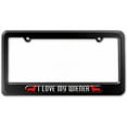 thumbnail image 1 of I Love My Wiener, Daschund License Plate Tag Frame, Multiple Colors, 1 of 1
