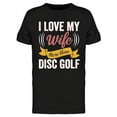 thumbnail image 1 of I Love My Wife Design T-Shirt Men -Image by Shutterstock, Male Medium, 1 of 2