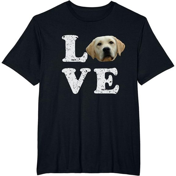 I Love My Yellow Lab T-Shirt | Labrador Retriever Dog Tee