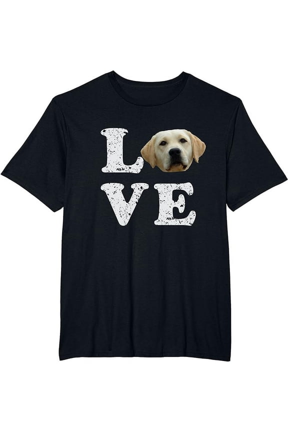 I Love My Yellow Lab T-Shirt | Labrador Retriever Dog Tee