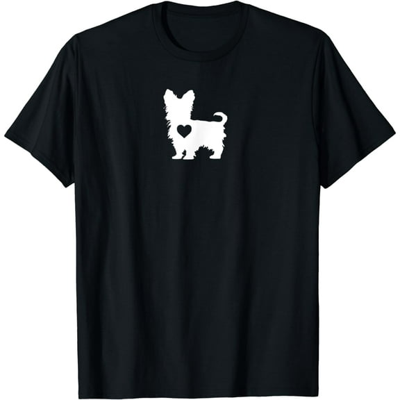 I Love My Yorkie Yorkshire Terrier T Shirt With Love Heart