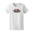 thumbnail image 1 of I Love My Yorkshire Terrier Tee Women's -Image by Shutterstock, 1 of 2