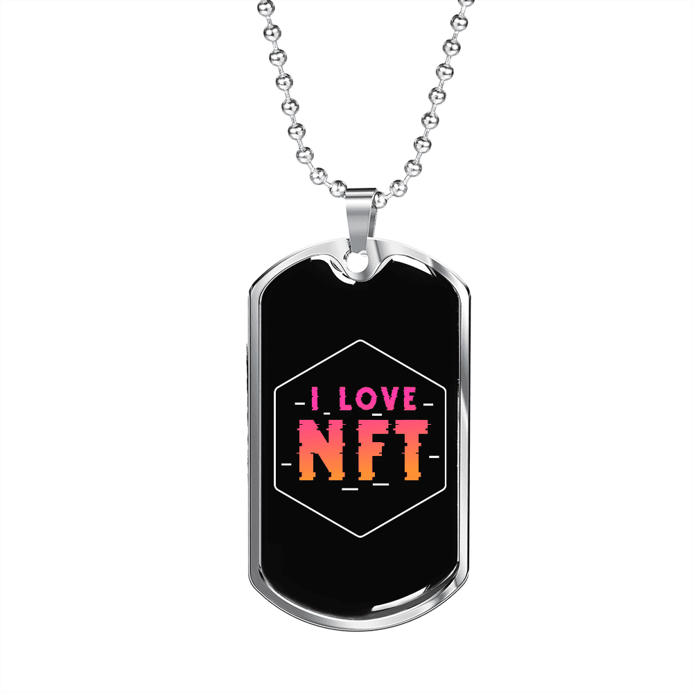 I Love NFT Crypto Necklace Stainless Steel or 18k Nigeria | Ubuy