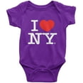 thumbnail image 1 of I Love NY Baby Bodysuit Officially Licensed Infant Snapsuit, 1 of 1