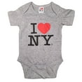 thumbnail image 1 of I Love NY Baby Bodysuit Officially Licensed Infant Snapsuit, 1 of 2