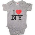 thumbnail image 1 of I Love NY Baby Bodysuit Officially Licensed Infant Snapsuit, 1 of 2