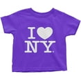 thumbnail image 1 of I Love NY Baby Tee Infant T-Shirt Officially Licensed Purple, 12M, 1 of 1
