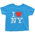 thumbnail image 1 of I Love NY Baby Tee Infant T-Shirt Officially Licensed Turquoise, 12M, 1 of 1