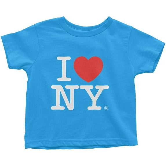 I Love NY Baby Tee Infant T-Shirt Officially Licensed Turquoise, 12M