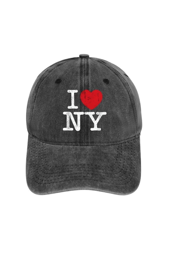 I Love NY Hat Adjustable Funny Fashion Unisex Baseball Cap For Men Women