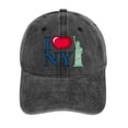 thumbnail image 1 of I Love NY Hat Adjustable Funny Fashion Unisex Baseball Cap For Men Women, 1 of 7