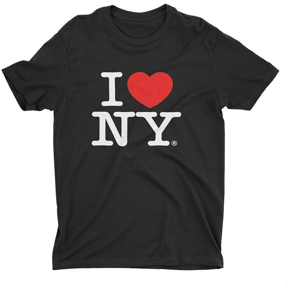 I Love NY Kids T-Shirt Officially Licensed Youth Unisex Tees Black, XL