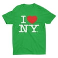 thumbnail image 1 of I Love NY Kids T-Shirt Officially Licensed Youth Unisex Tees Green, Small, 1 of 3