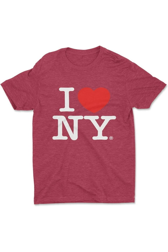 Kids T-Shirt Officially Licensed Youth Unisex Tees Heather Red, Small