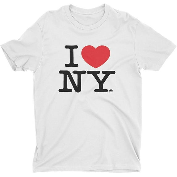 I Love NY Kids T-Shirt Officially Licensed Youth Unisex Tees White, XS