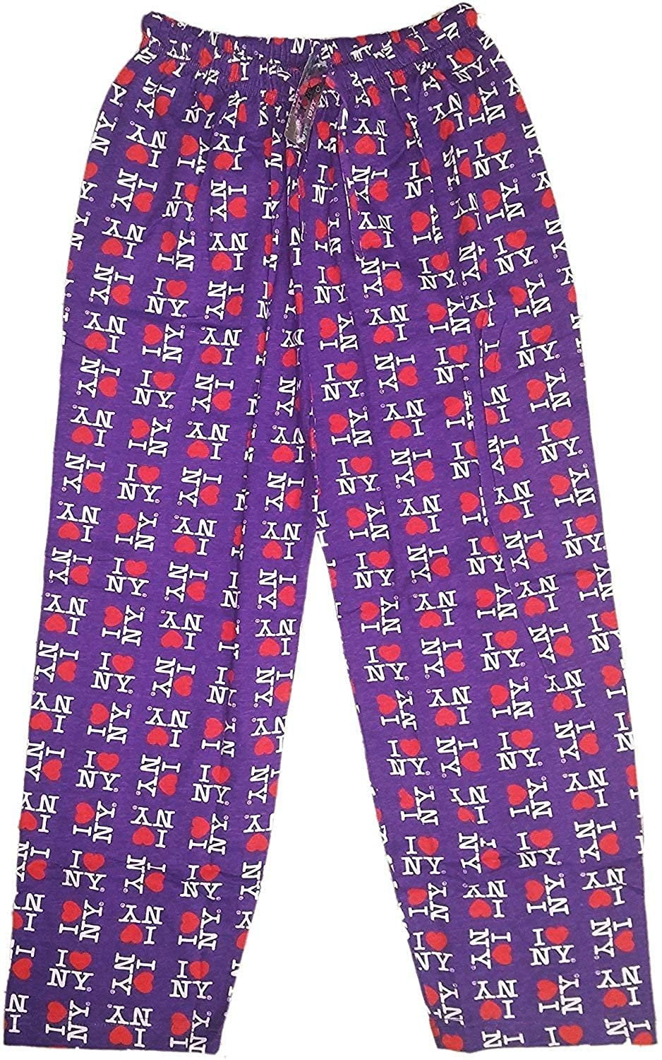 I Love NY Lounge Pants Pajama Bottoms New York Sleepwear Light