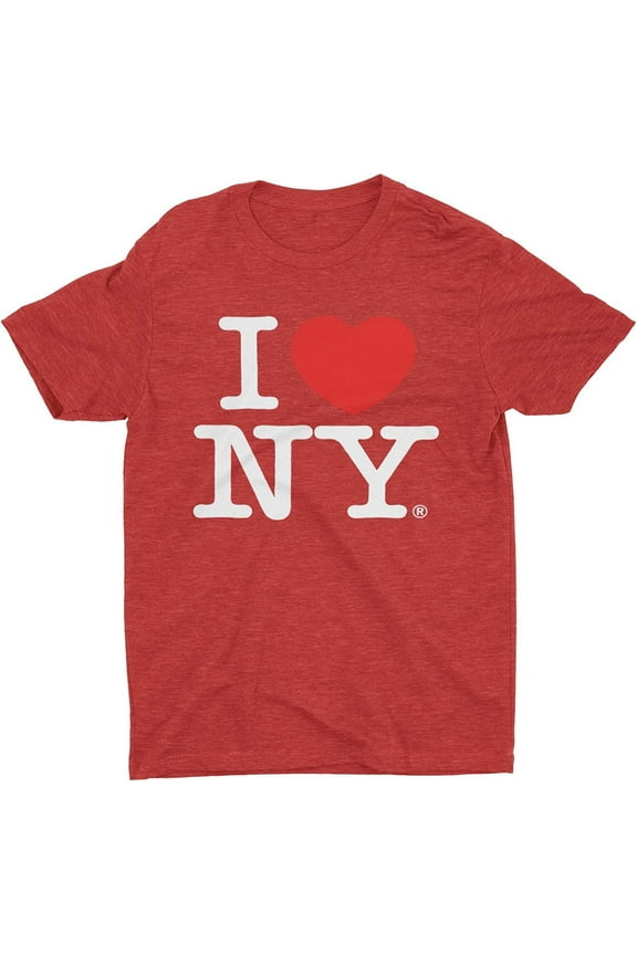 Men's Unisex Tee Officially Licensed T-Shirt Heather Red, Small