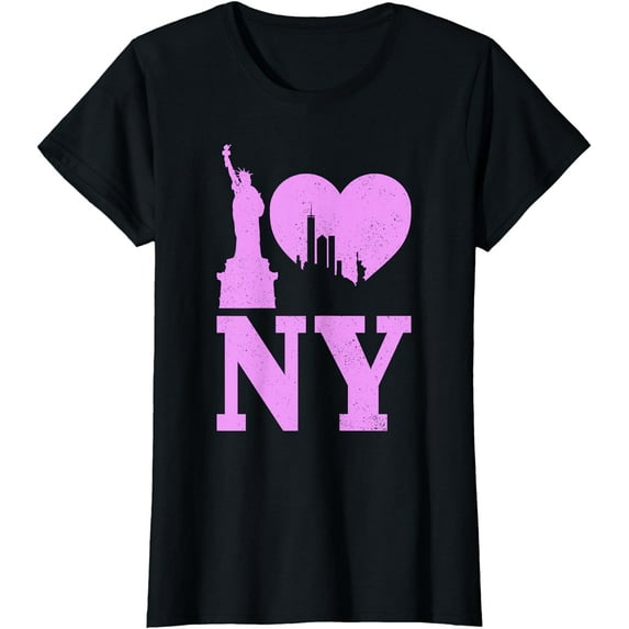 I Love NY New York City Skyline NYC Statue Of Liberty T-Shirt