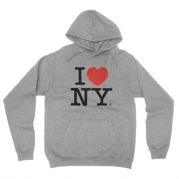 I Love NY New York Kids Hoodie Gray XS