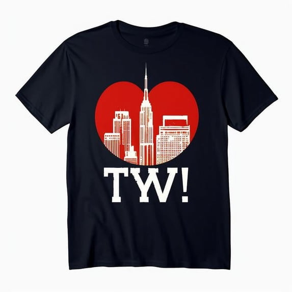 I Love NY Shirt T-Shirt Men's New Cotton Black Tee XS-5XL