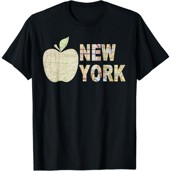 I Love NY T Shirts NEW YORK CITY Map BIG APPLE men and women can wear, black, white, gifts