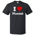 thumbnail image 1 of I Love Naomi T shirt I Heart Naomi Tee Gift, 1 of 2