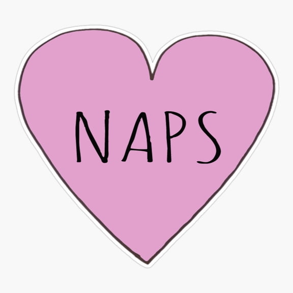 I Love Naps Cozy Sleep Sticker