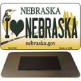 thumbnail image 1 of I Love Nebraska State License Plate Tag Magnet M-10567 3.5" x 2" Magnet (M), 1 of 1