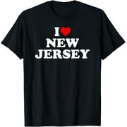 I Love New Jersey - Heart NJ T-Shirt