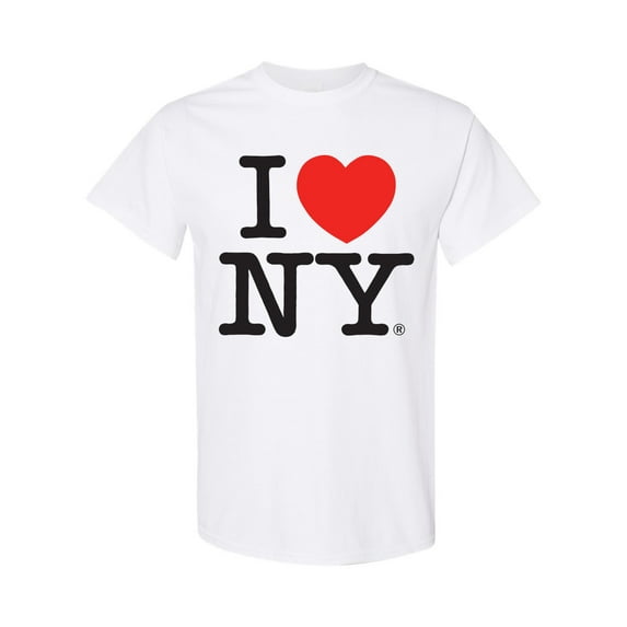 I Love New York Adult T-Shirt White S