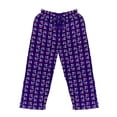 thumbnail image 1 of I Love New York All Over Printed Adult Pajamas Purple S, 1 of 2