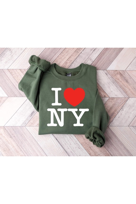 I Love New York At Christmas Sweatshirt, New York Holiday Tshirt, NYC Christmas Family Vacation Shirt, NY Destination Tee, Christmas NY Gift
