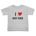 thumbnail image 1 of I Love New York Funny Toddler T-Shirts for Boys Girls (Gray, 3T), 1 of 5