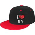 thumbnail image 1 of I Love New York Trucker Hat Men Baseball Cap Women Dad Hat Sun Hat Adjustable Ponytail Hat White, 1 of 8