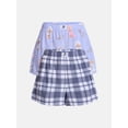 thumbnail image 1 of New York Women's Sleep Shorts from Grayson Social, 3" Inseam, 2-Pack, Sizes XS-3X, 1 of 7