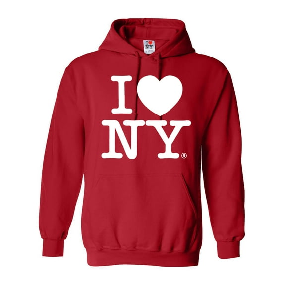 I Love New York Youth Hoodie Red LG
