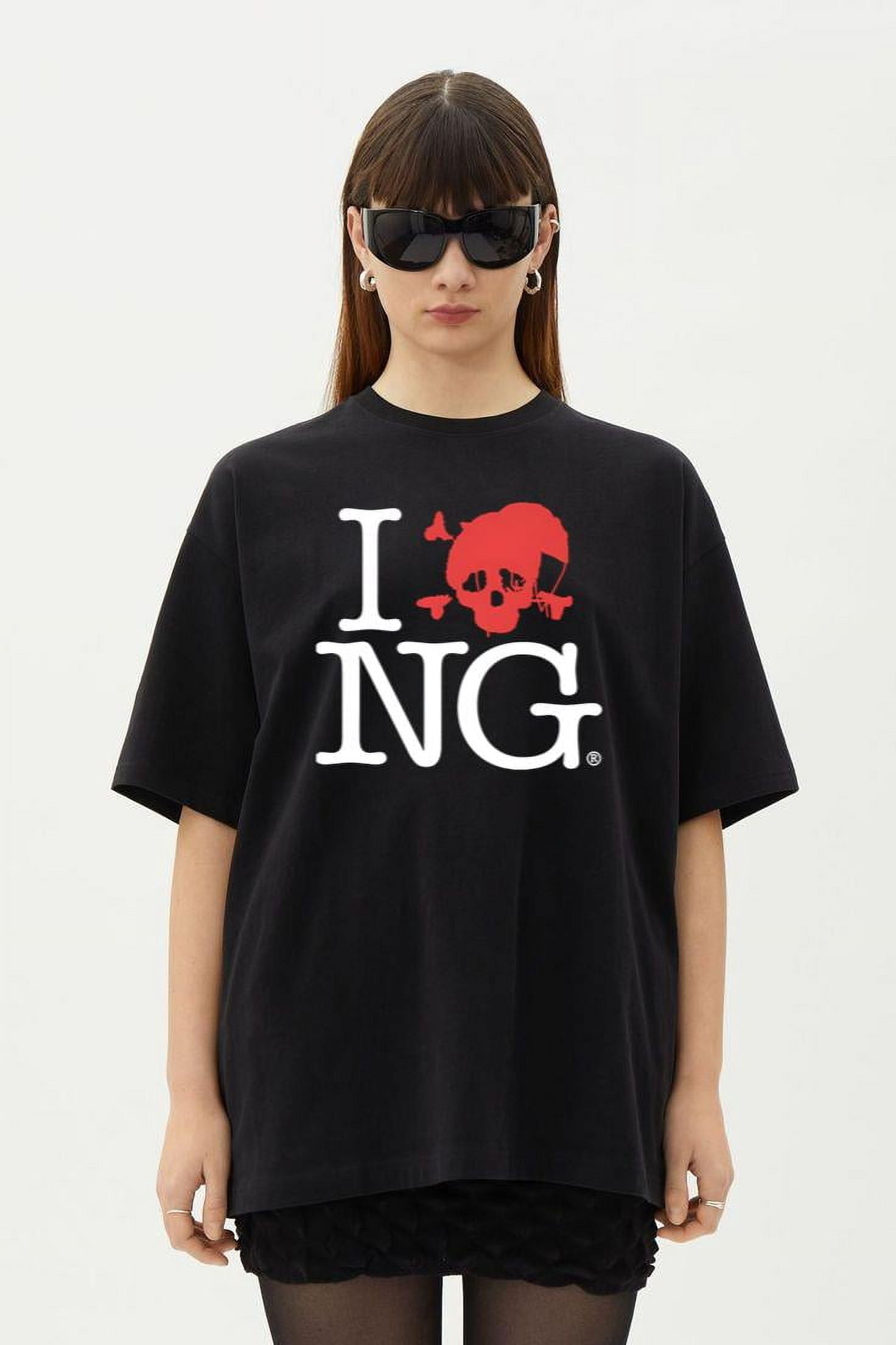 nettspend着用 novagang t size s I Love Novagang Heavy Cotton Goth Money Nettspend T-Shirt, for men