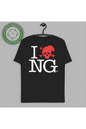 I Love Novagang Heavy Cotton Tee Shirt - Goth Money Novagang Nettspend Tshirt-TH57043