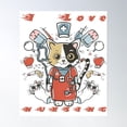 thumbnail image 1 of I Love Nursing - Cat Nurse Edition Poster Wall Art, Modern Wall Decor, 12x18 UNFRAMED, 1 of 3