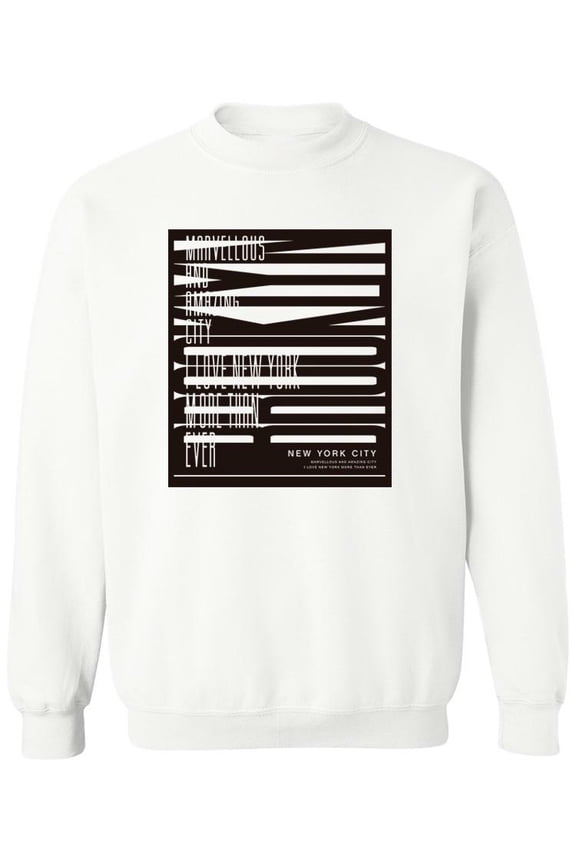 I Love Nyc More Than Ever Sweatshirt Men -Image by Shutterstock, Male Medium