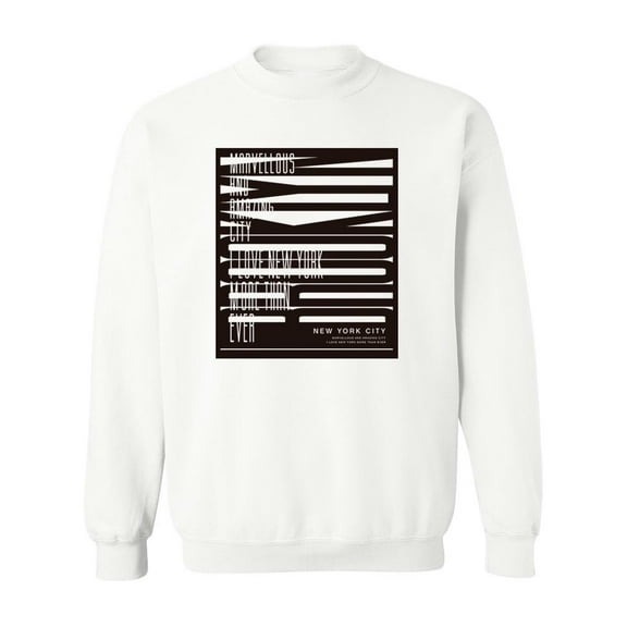 I Love Nyc More Than Ever Sweatshirt Men -Image by Shutterstock, Male x-Large