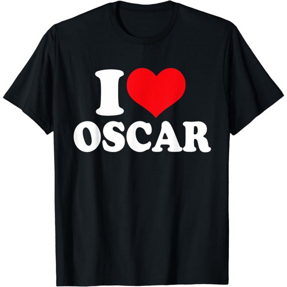 I Love Oscar, I Heart Oscar name T-Shirt