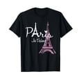 thumbnail image 1 of I Love Paris Eiffel Tower France T-Shirt French Souvenir, 1 of 3