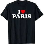 I Love Paris Heart T-Shirt