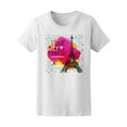 thumbnail image 1 of I Love Paris Watercolor Stains T-Shirt Women -Image by Shutterstock, Female Small, 1 of 2