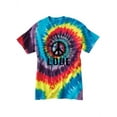 thumbnail image 1 of I Love Peace Tie-Dye Spiral Men -Smartprints Designs, Male XX-Large, 1 of 2