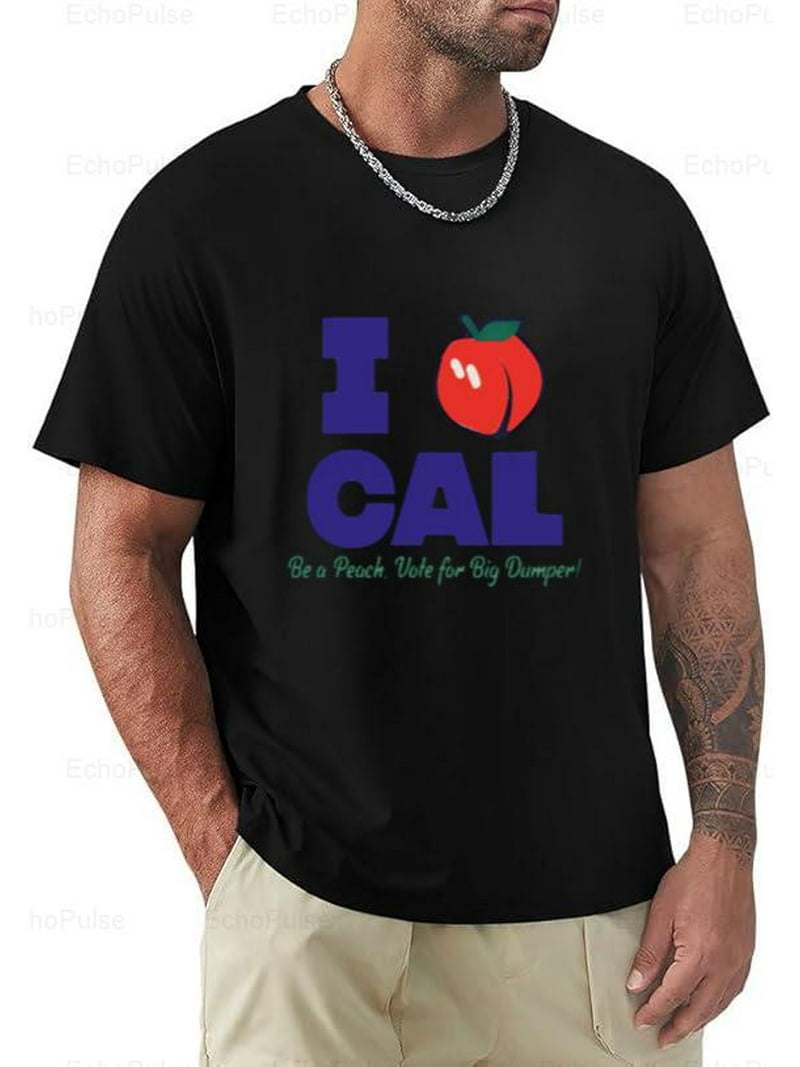 I Love Peach Be A Peach Vote Big Dumper Funny T-Shirt, for men